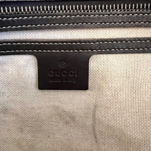 Authentic Gucci Brown Tote Bag - Picture 7 of 9